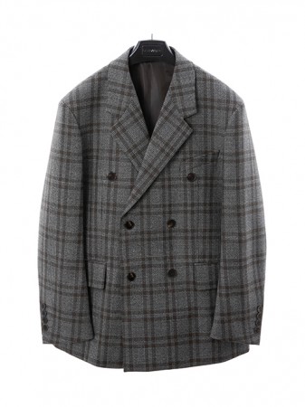 MARZOTTO] NOTCHED LAPEL DOUBLE JACKET]